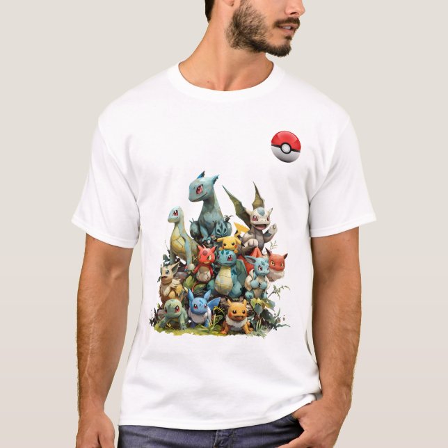 "Pokémon Power Pocket T-Shirt" T-Shirt (Vorderseite)