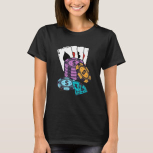 Poker Ace Spades Player Lucky Card Game Plakat T-Shirt