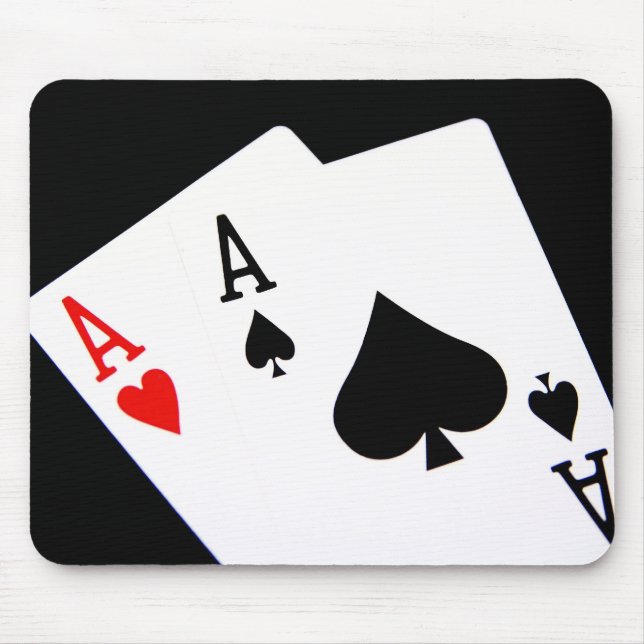 Poker Aces Mousepad (Vorne)