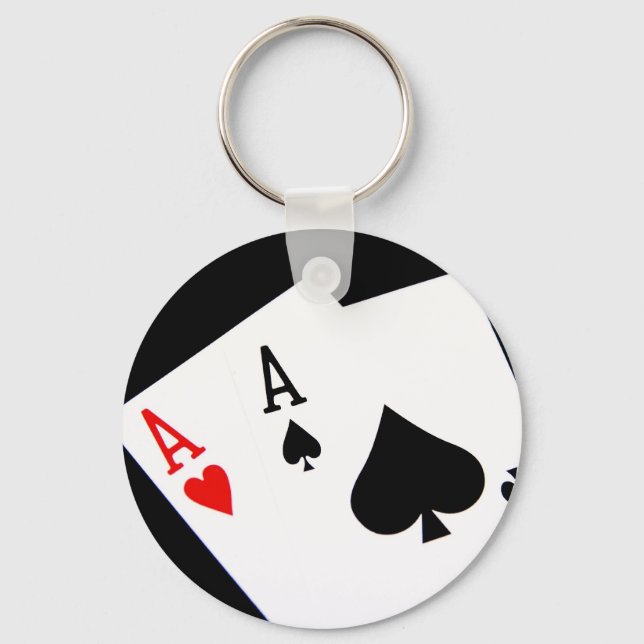Poker Aces Schlüsselanhänger (Vorderseite)