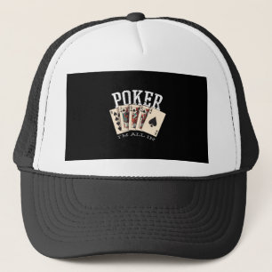 Poker-Angebot für Spieler Truckerkappe