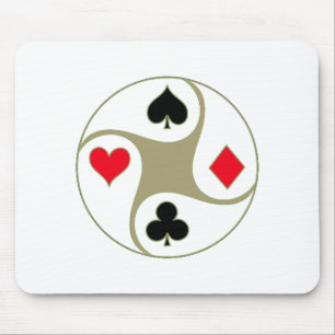 Poker-Anzüge Mousepad