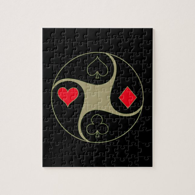 Poker-Anzugs-Puzzle Puzzle (Vertikal)