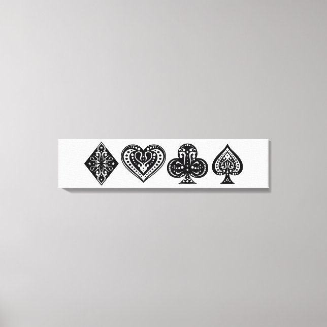 Poker Art Leinwanddruck (Vorderseite)