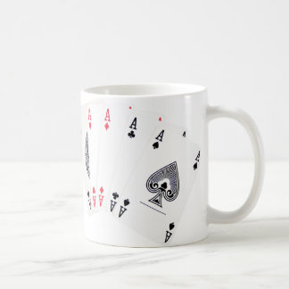 Poker Asse ... Englische Tee-Tasse Tasse