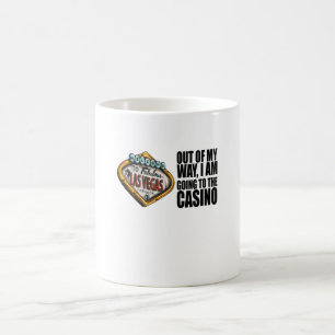 Poker - Aus dem Weg, ich gehe ins Casino Kaffeetasse