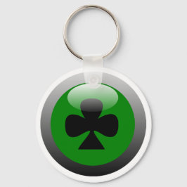 Poker Button - Club Schlüsselanhänger