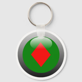 Poker Button - Diamond Schlüsselanhänger