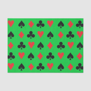 Poker-Card-Anzug Seidenpapier