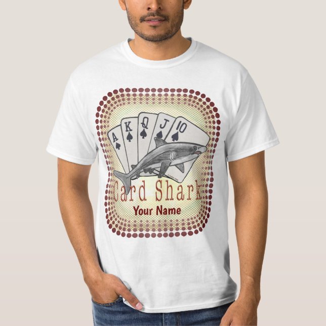 Poker Card Shark T-Shirt (Vorderseite)
