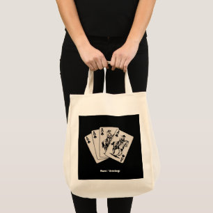 Poker Card Western Country Girl Trendy Tragetasche