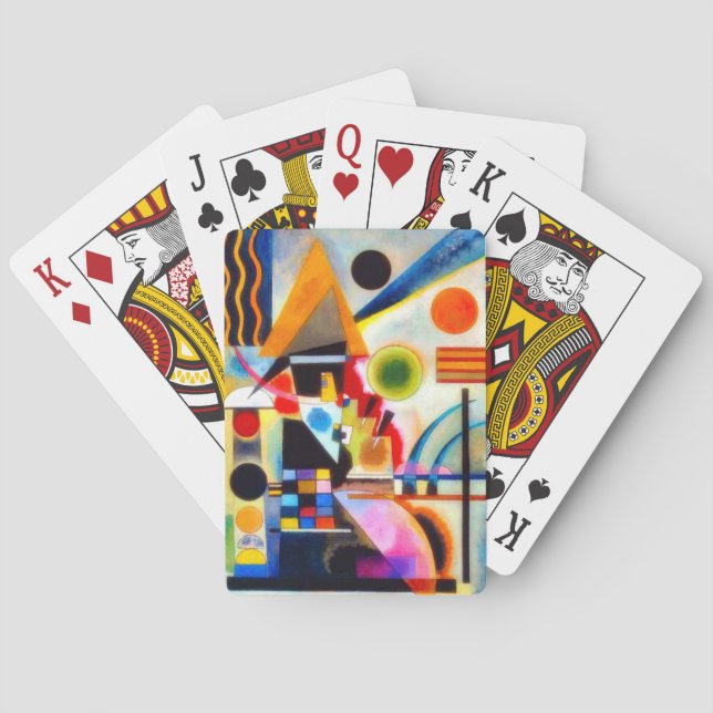 POKER CARDS - Abstract Art by Kandinsky #1 Spielkarten (Rückseite)
