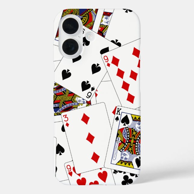 Poker Cards iPhon 16 Fall Case-Mate iPhone Hülle (Rückseite)