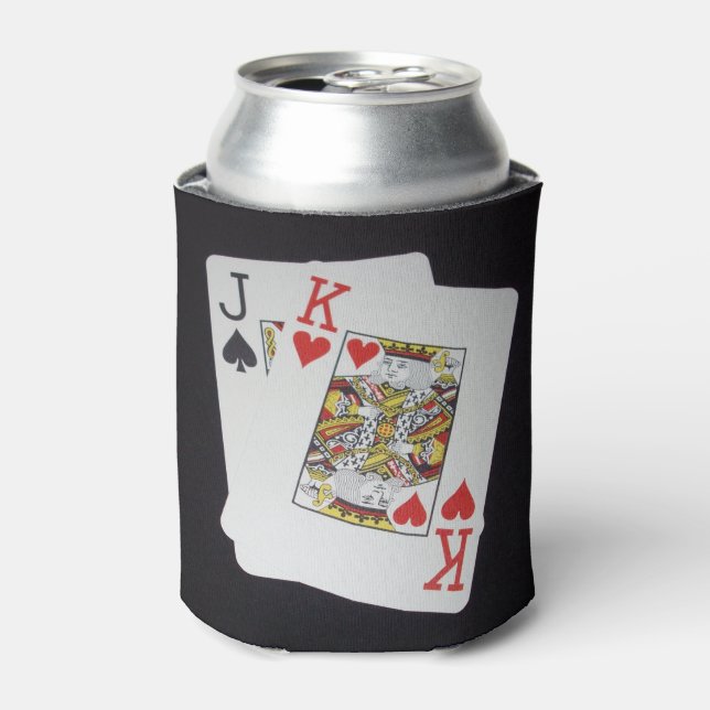 Poker Cards Jack King, Dosenkühler (Kanne Vorderseite)