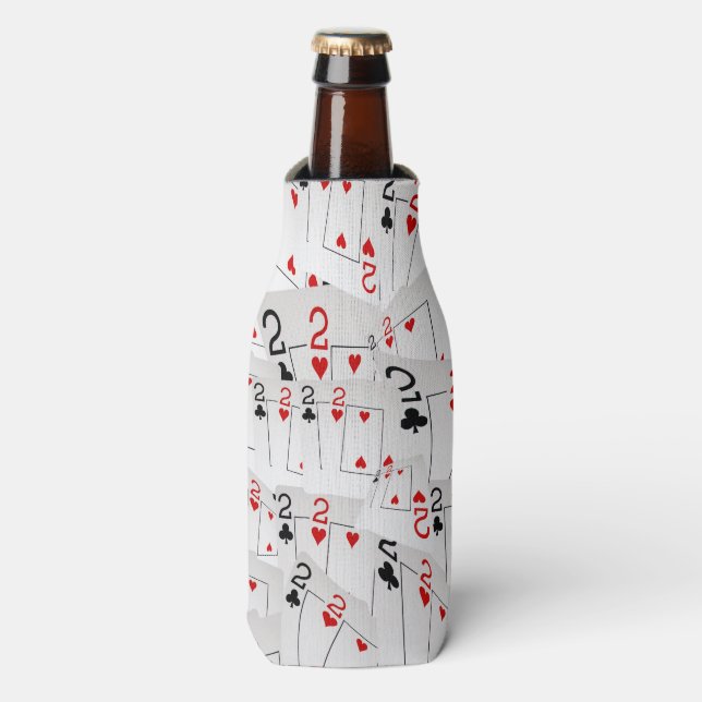 Poker Cards Nummer zwei, Flaschenkühler (Flaschenvorderseite)