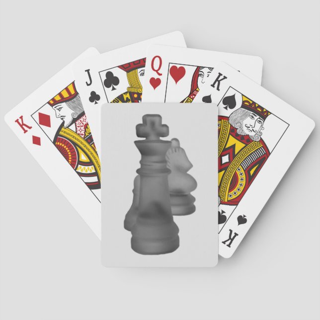 Poker Cards Schach Spielkarten (Rückseite)