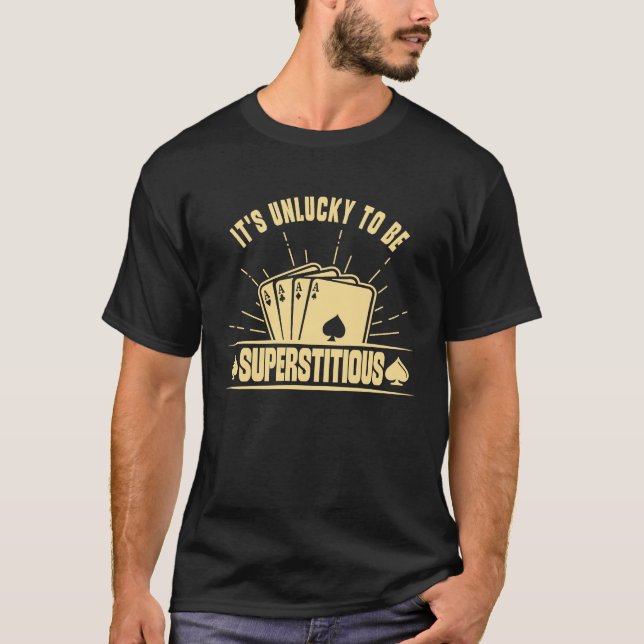 Poker Casino Poker Player Gambling Roulette Playin T-Shirt (Vorderseite)