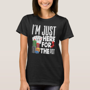 Poker Casino Texas Hold'em Gambling Pot Cards spie T-Shirt