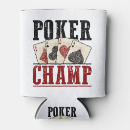 Poker Champ Spieler Turnier Dosenkühler