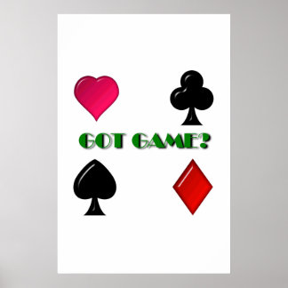 POKER CHAMPION POSTER "GOT GAME"
