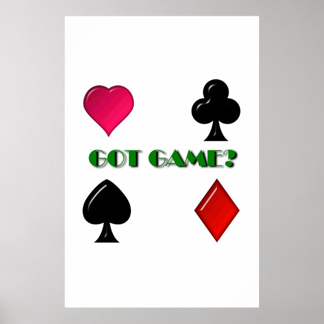 POKER CHAMPION POSTER "GOT GAME" (Vorne)