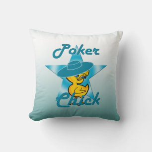 Poker Chick #7 Kissen
