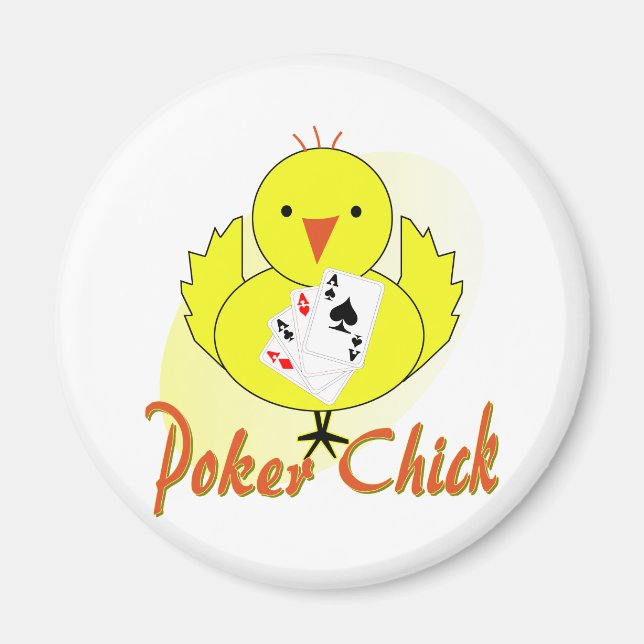 Poker Chick Magnet (Vorne)