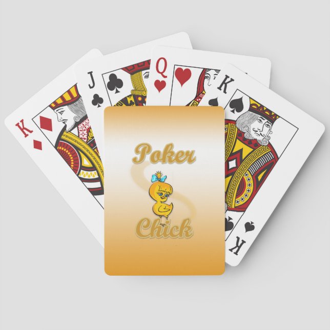 Poker Chick Spielkarten (Rückseite)