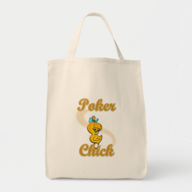 Poker Chick Tragetasche (Vorne)