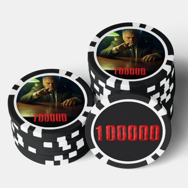 Poker-Chip für Boss 10000 Dollar Pokerchips (Stapel)