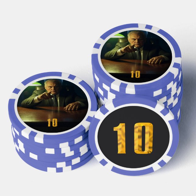 Poker-Chip für Boss 10 Dollar Pokerchips (Stapel)