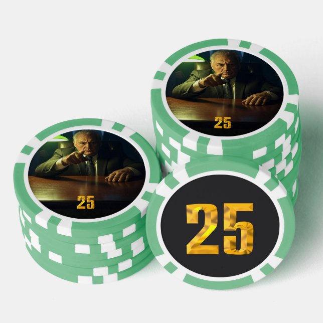Poker-Chip für Boss 25 Dollar Pokerchips (Stapel)