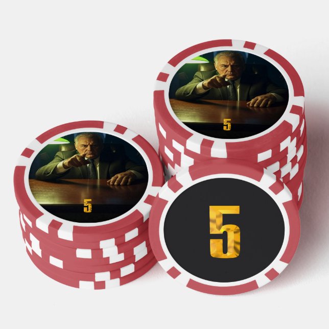 Poker-Chip für Boss 5 Dollar Pokerchips (Stapel)