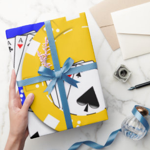 Poker Chip Geschenkpapier
