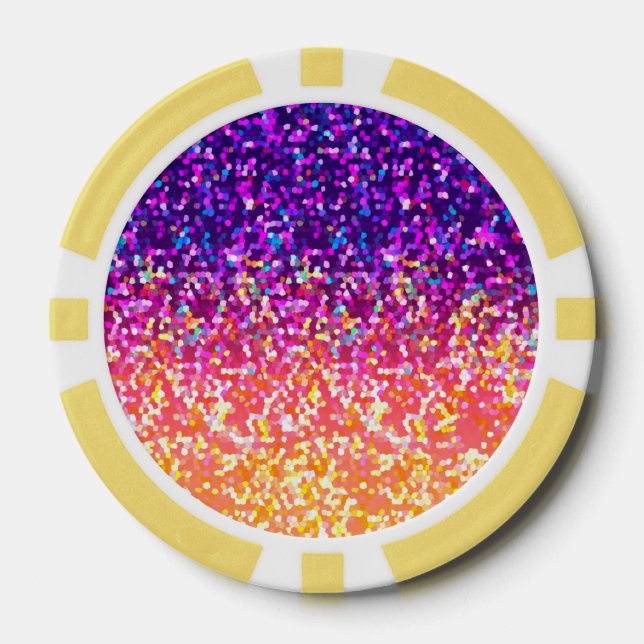 Poker Chip Glitzer Graphic (Vorderseite)