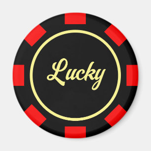 Poker-Chip-Kühlschrankmagnet Magnet