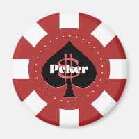 Poker Chip Magnet