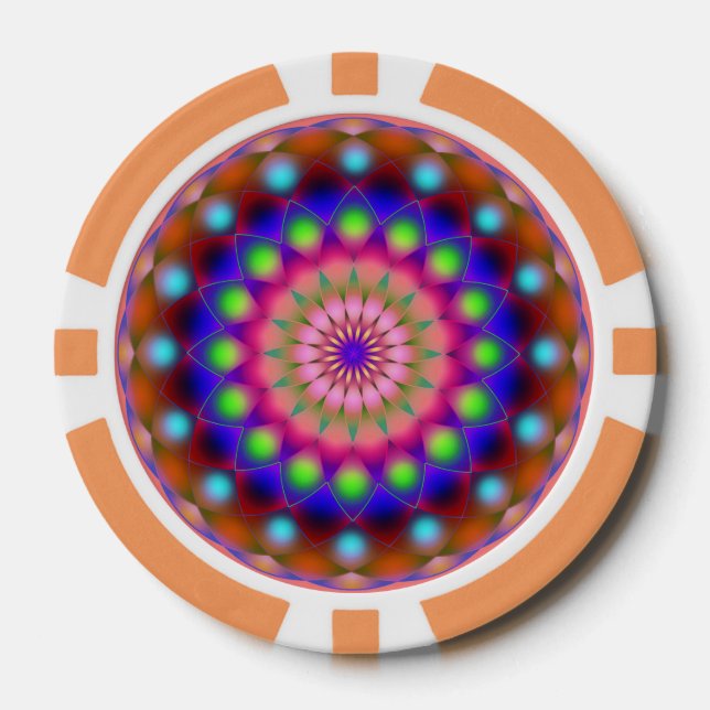 Poker Chip Mandala (Vorderseite)