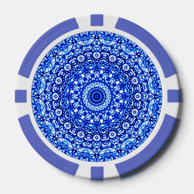 Poker Chip Mandala Mehndi Style G403 (Vorderseite)