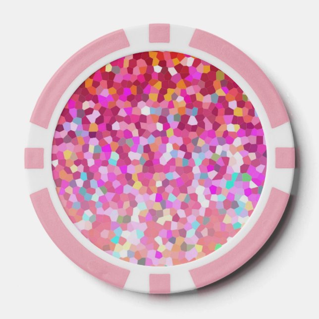 Poker Chip Mosaic Sparkley Texture (Vorderseite)