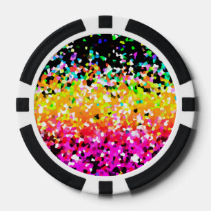 Poker Chip Mosaic Sparkley Texture