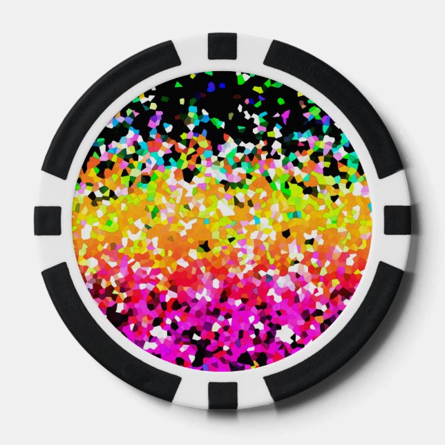 Poker Chip Mosaic Sparkley Texture (Vorderseite)