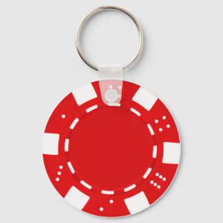 Poker-Chip Schlüsselanhänger