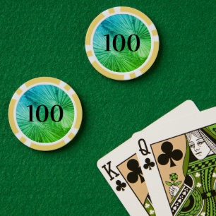 Poker-Chip-Token mit Foto aus Palmblättern Pokerchips