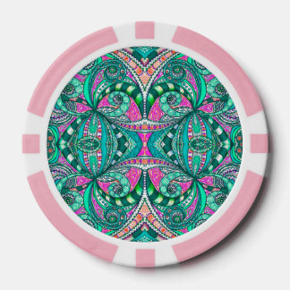 Poker Chip Zeichnend