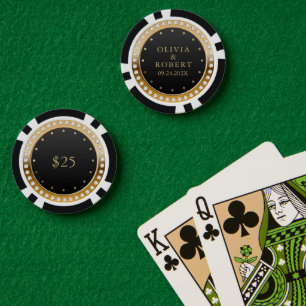 Poker-Chips für Hochzeitsfeiern Pokerchips
