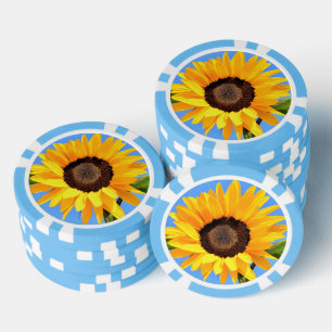 Poker-Chips für Sonnenblumen Pokerchips