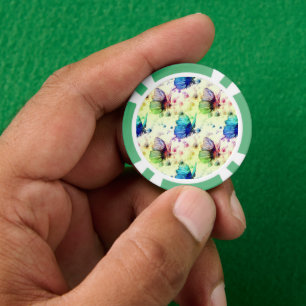 Poker-Chips für Wasserfarben Pokerchips