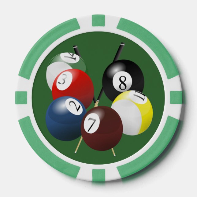 Poker-Chips Pokerchips (Vorderseite)