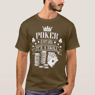 Poker Cool Gambling Casino Kartenspiel Blackjack T-Shirt